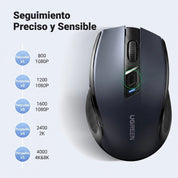 UGREEN mouse ergonómico inalámbrico con Bluetooth y 2.4G
