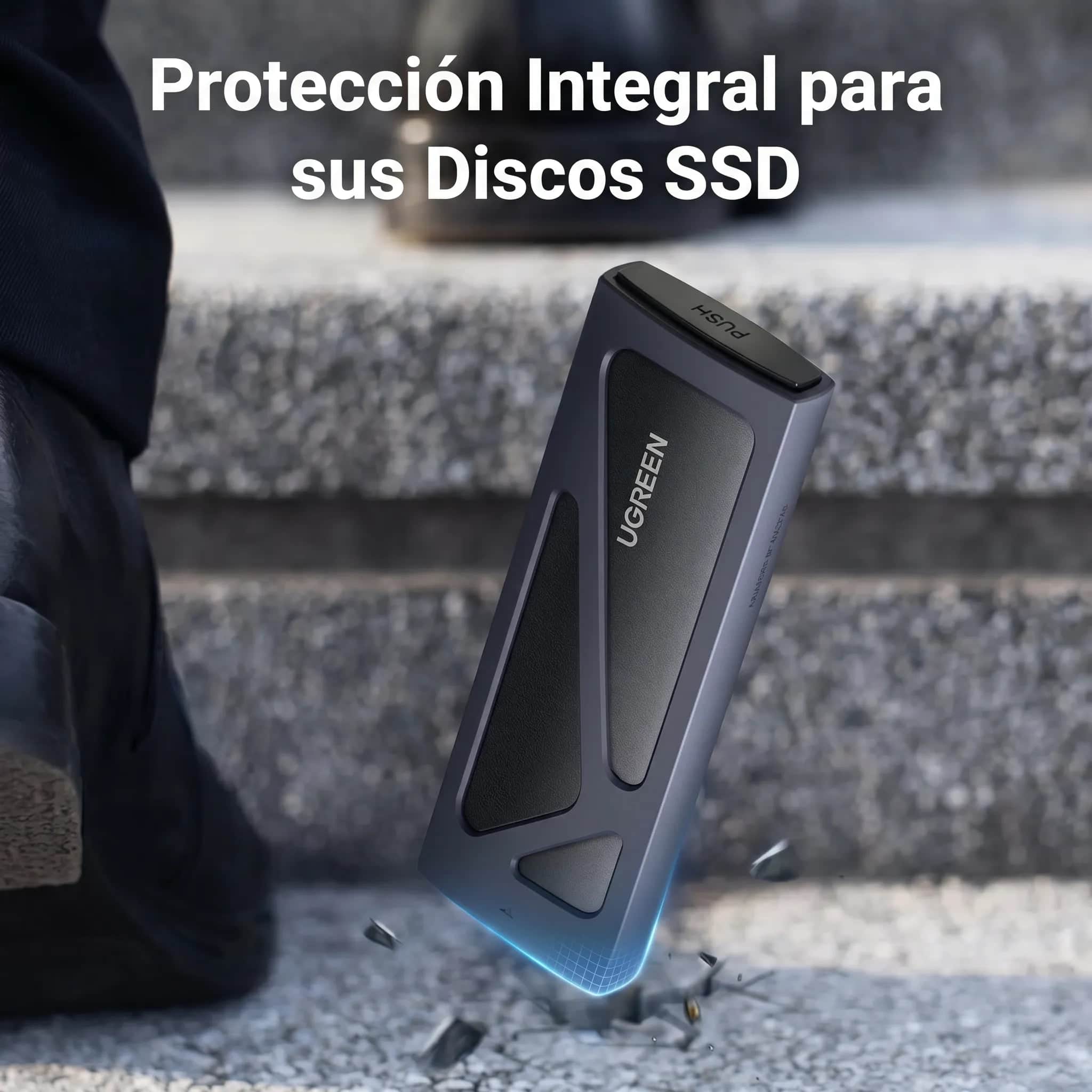 UGREEN carcasa SSD M.2 NVMe USB-C para discos externos