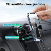 UGREEN Soporte Para Celular En Auto Con Bloqueo Por Gravedad y Giro 360°