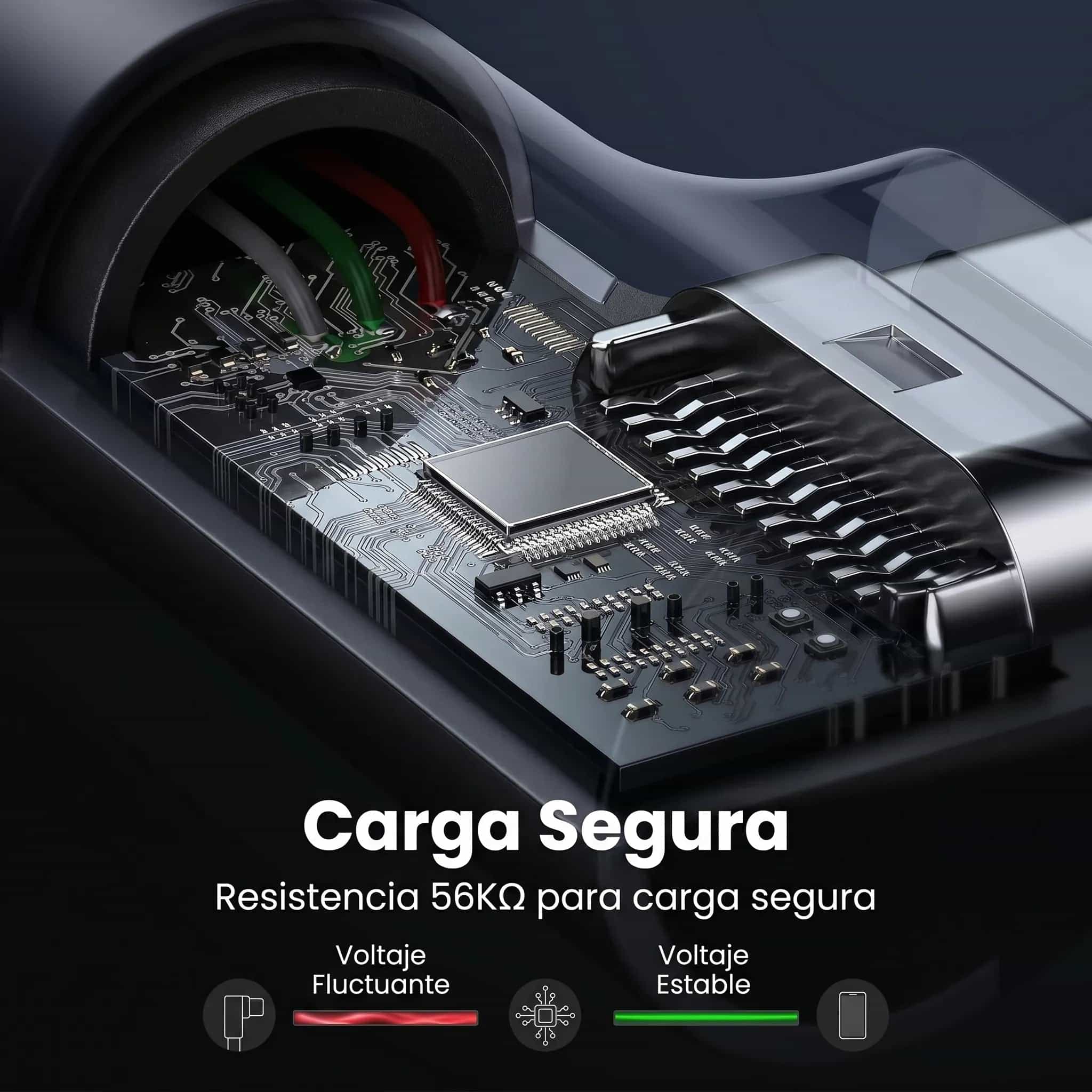 Cable UGREEN USB-C a USB-C 240W PD Ángulo Recto 2M Negro