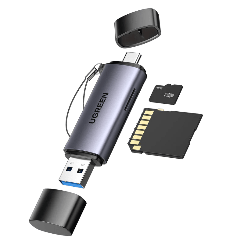 UGREEN Lector De Tarjetas SD / MicroSD USB-C y USB-A