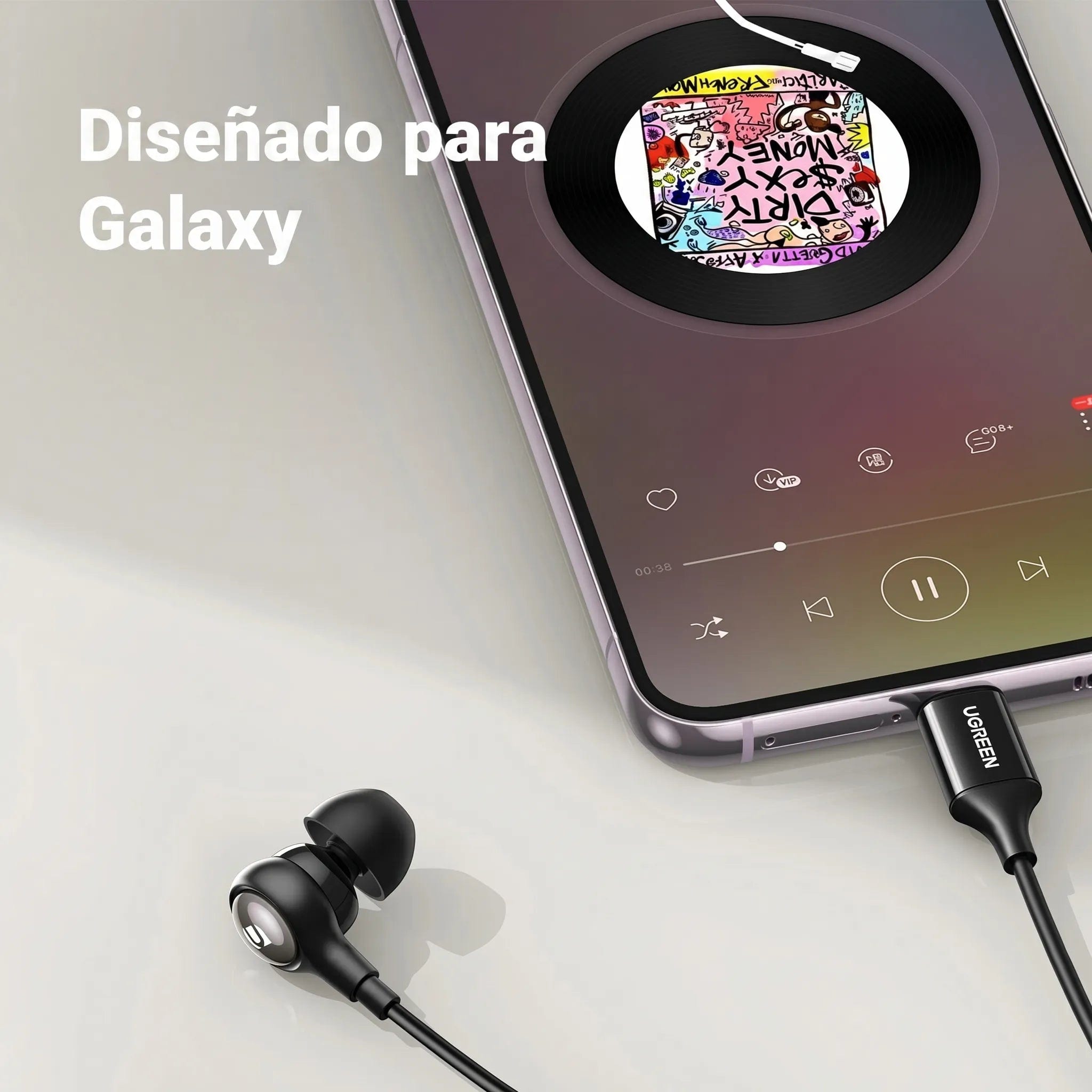 UGREEN Audífonos In-Ear USB-C EP103 Con Control y Micrófono