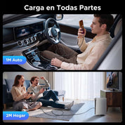 UGREEN Cable USB-C 1M 240W Con Pantalla Digital Para Carga Rápida