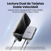 UGREEN Hub USB-C Magnético 7 en 1 CM896 4K 60Hz con PD, SD y TF
