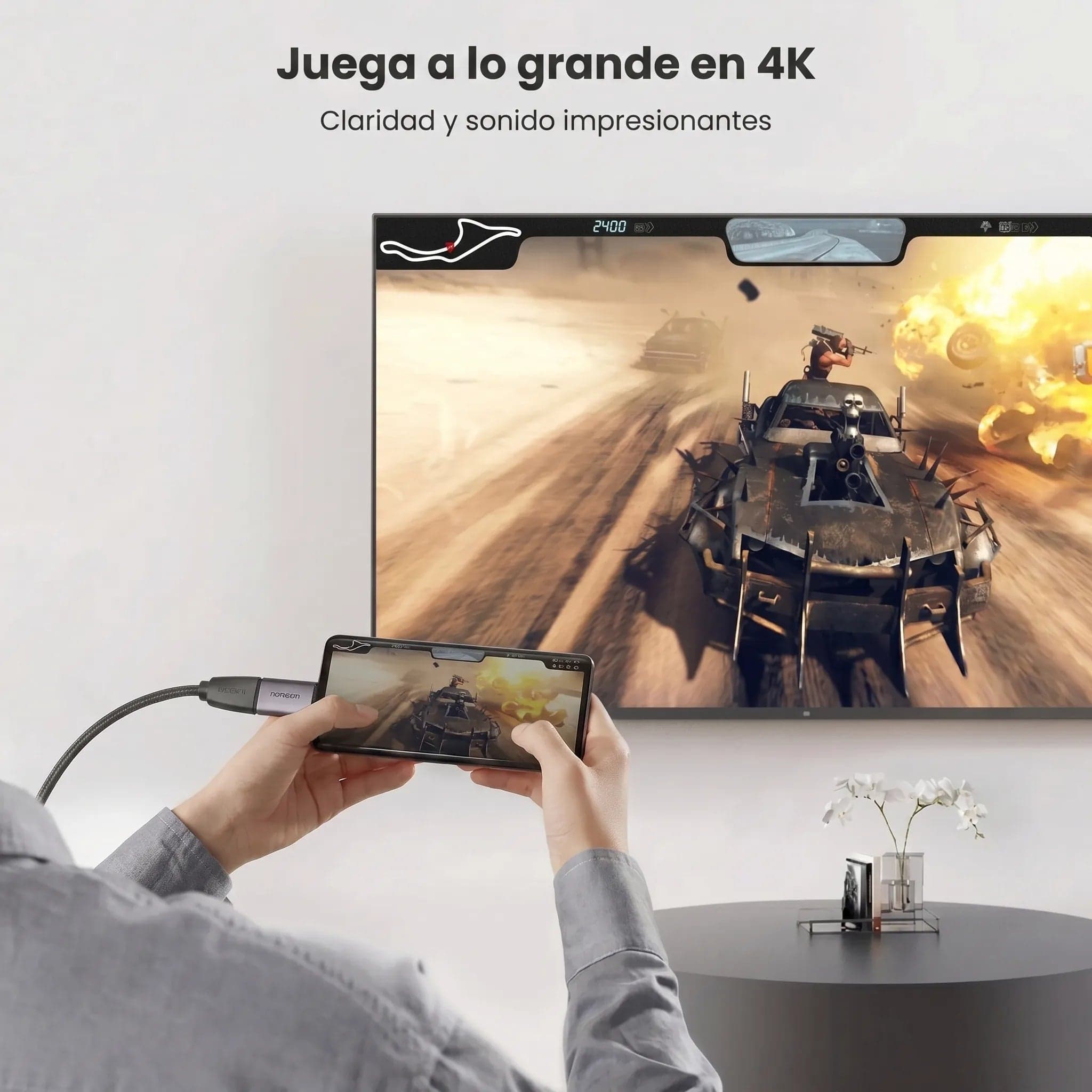 UGREEN adaptador USB-C a HDMI 4K 60Hz US320 para monitor y TV
