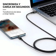 UGREEN cable USB-C a USB-C 2M 100W 5A trenzado L502 - Black