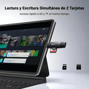 UGREEN lector de tarjetas SD y microSD USB-C y USB-A 3.0
