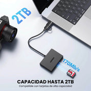 UGREEN lector de tarjetas 4 en 1 USB-C y USB-A 5Gbps para SD y microSD