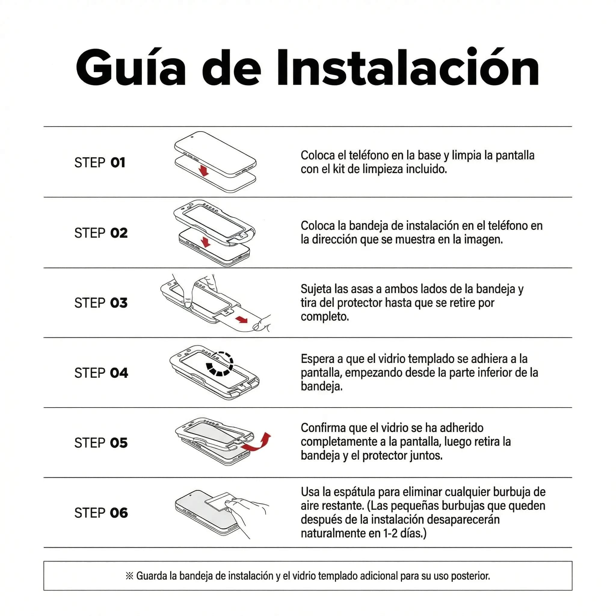 Protector de Pantalla Vidrio Ringke Galaxy S25 FE (2 UND)