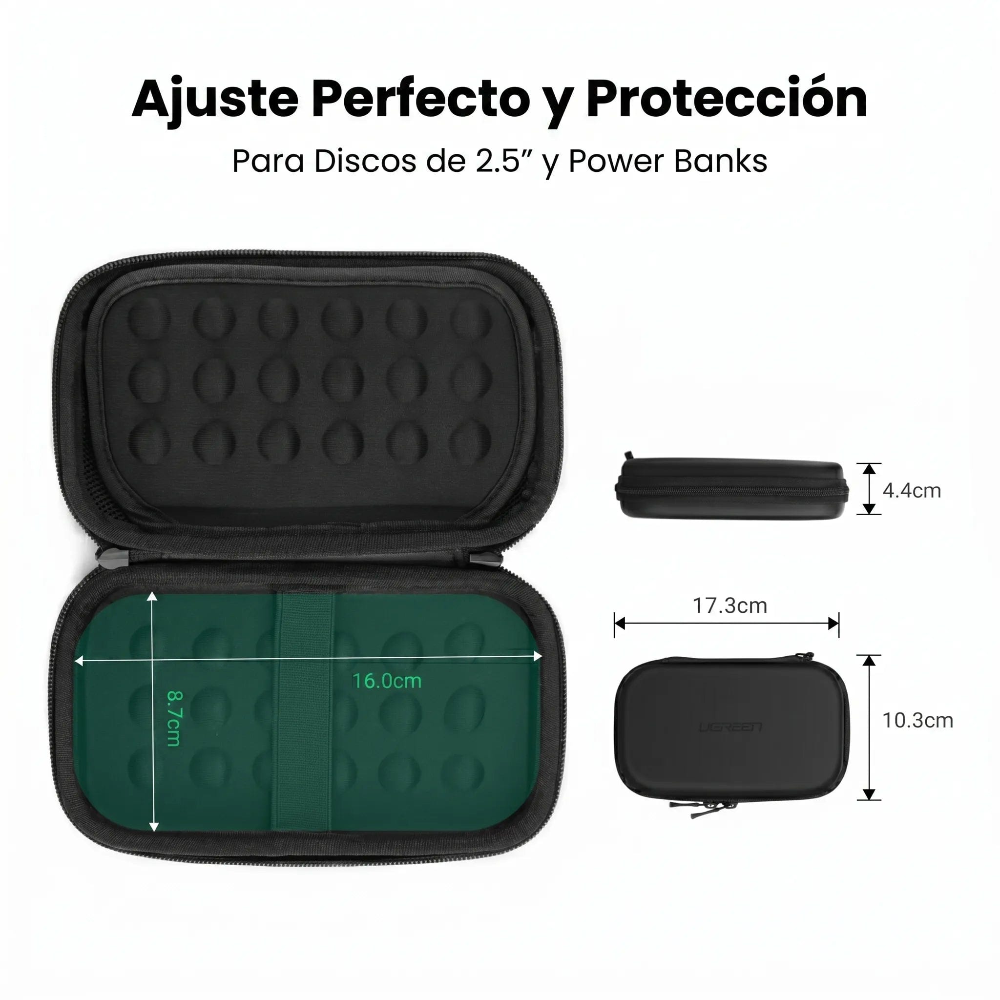 Estuche para disco SSD/HDD 2.5" Ugreen 50274