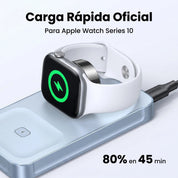 UGREEN MagFlow Qi2 25W - cargador inalámbrico 3 en 1