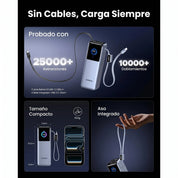 UGREEN Nexode 25000mAh 200W - power bank con cable integrado