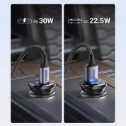 UGREEN EC305 - cargador de auto USB-C y USB-A 30W