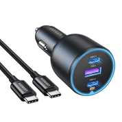 UGREEN EC705 - cargador de auto USB-C y USB-A 130W