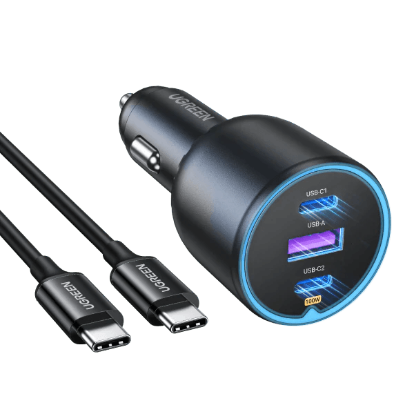 UGREEN EC705 - cargador de auto USB-C y USB-A 130W