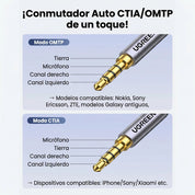 UGREEN CM477 - adaptador USB-A a audio 3.5mm 25cm