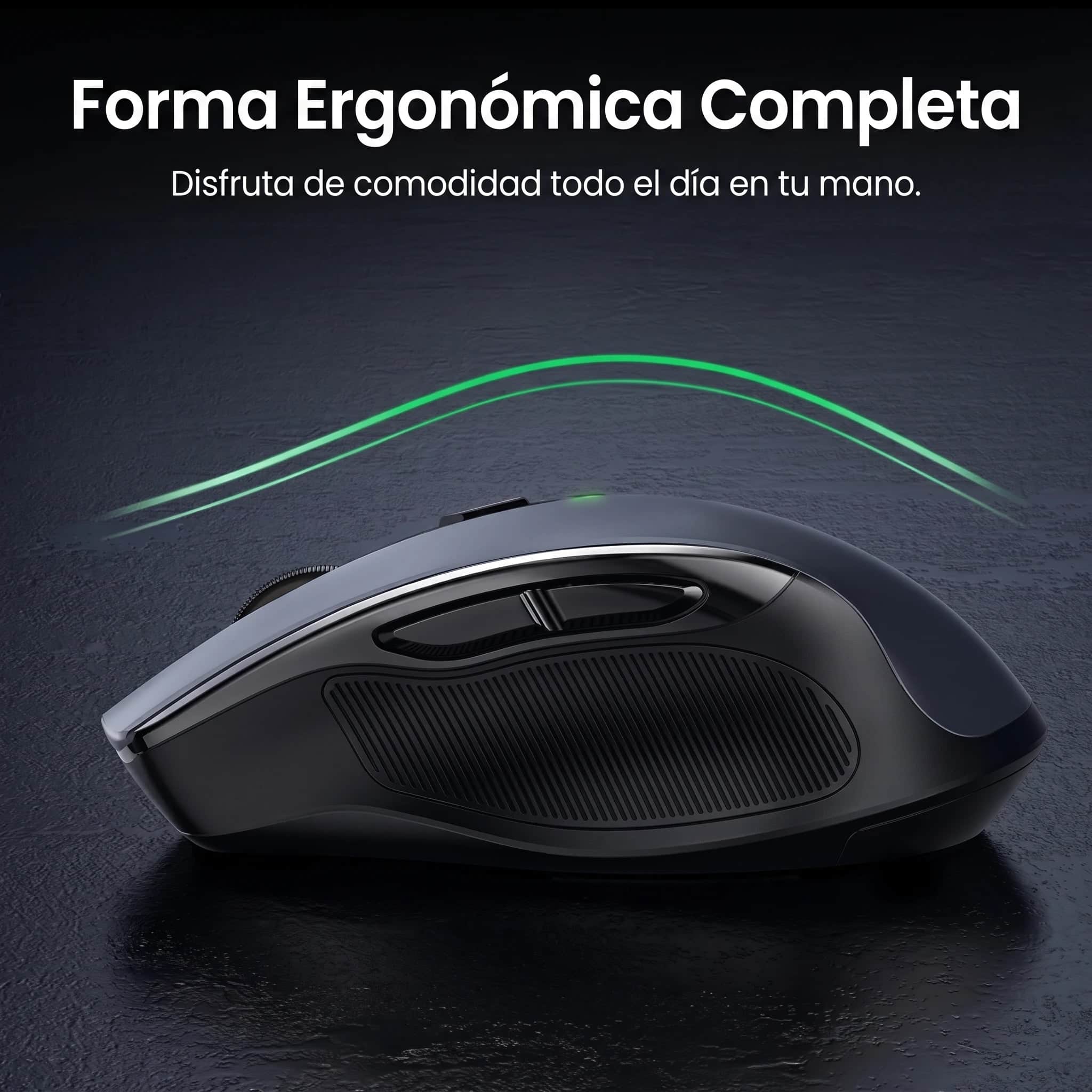 UGREEN MU006 - mouse inalámbrico 2.4GHz 4000 DPI