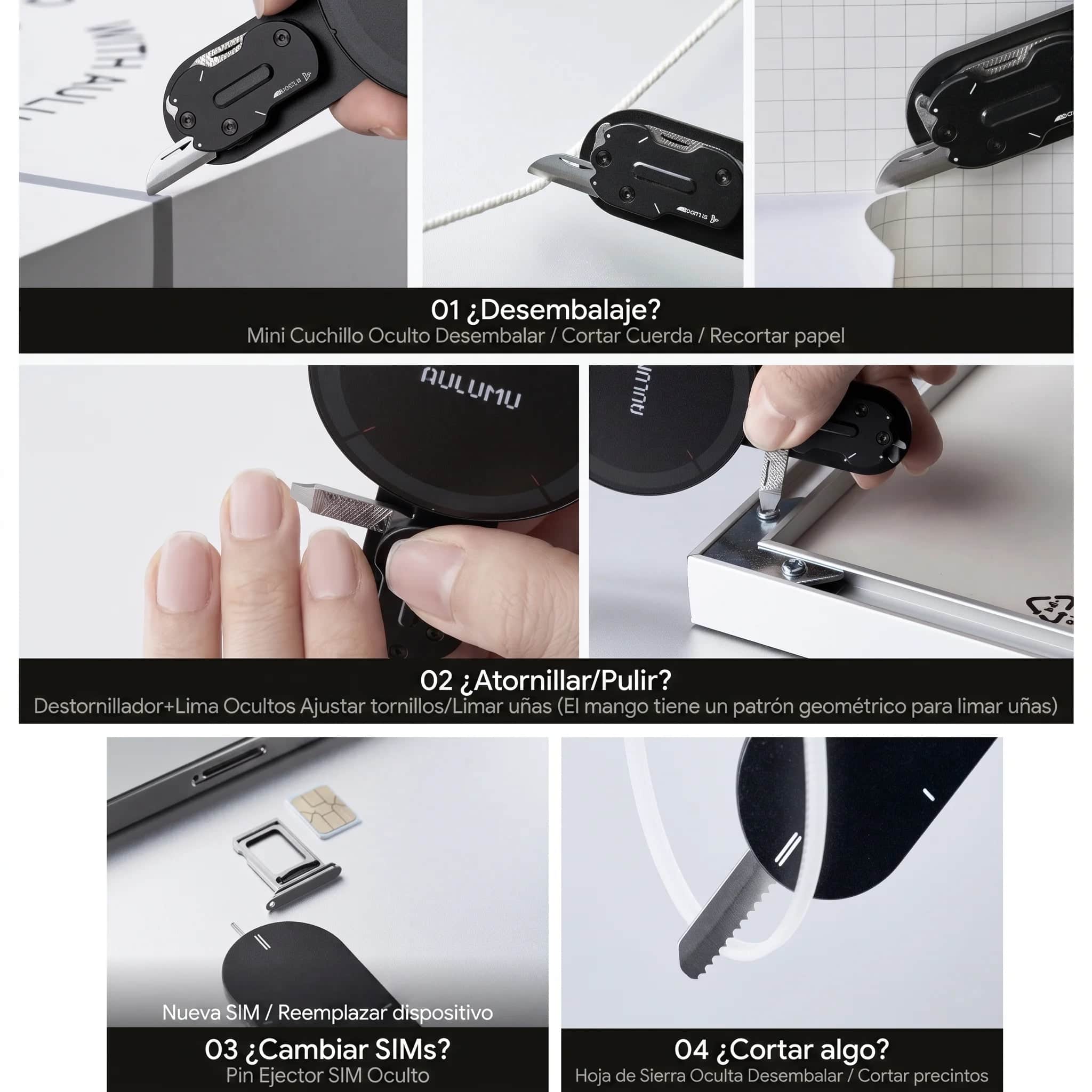 AULUMU G05 Pro - soporte magnético MagSafe de aluminio multifunción