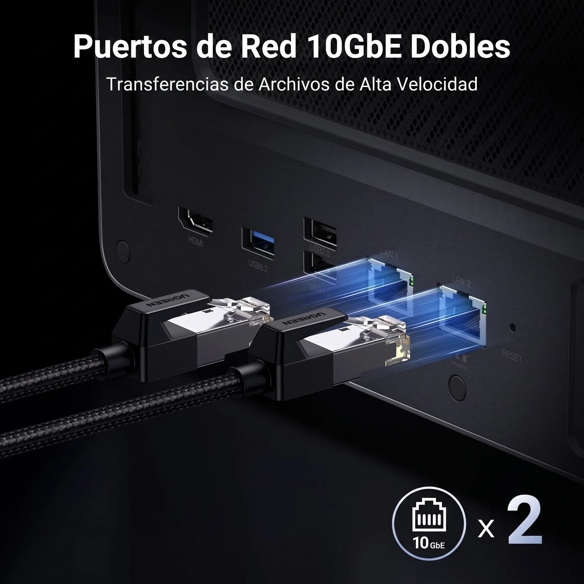 UGREEN NASync DXP6800 Pro - NAS 6 bahías 196TB 10GbE