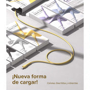 Ringke Pastel Cable - cable USB-A a USB-C 2M 12W - Amarillo