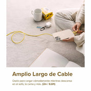 Ringke Pastel Cable - cable USB-A a USB-C 2M 12W - Amarillo