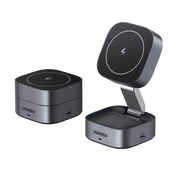 UGREEN Cargador inalámbrico 2 en 1 W526 35278 Hasta 15W plegable