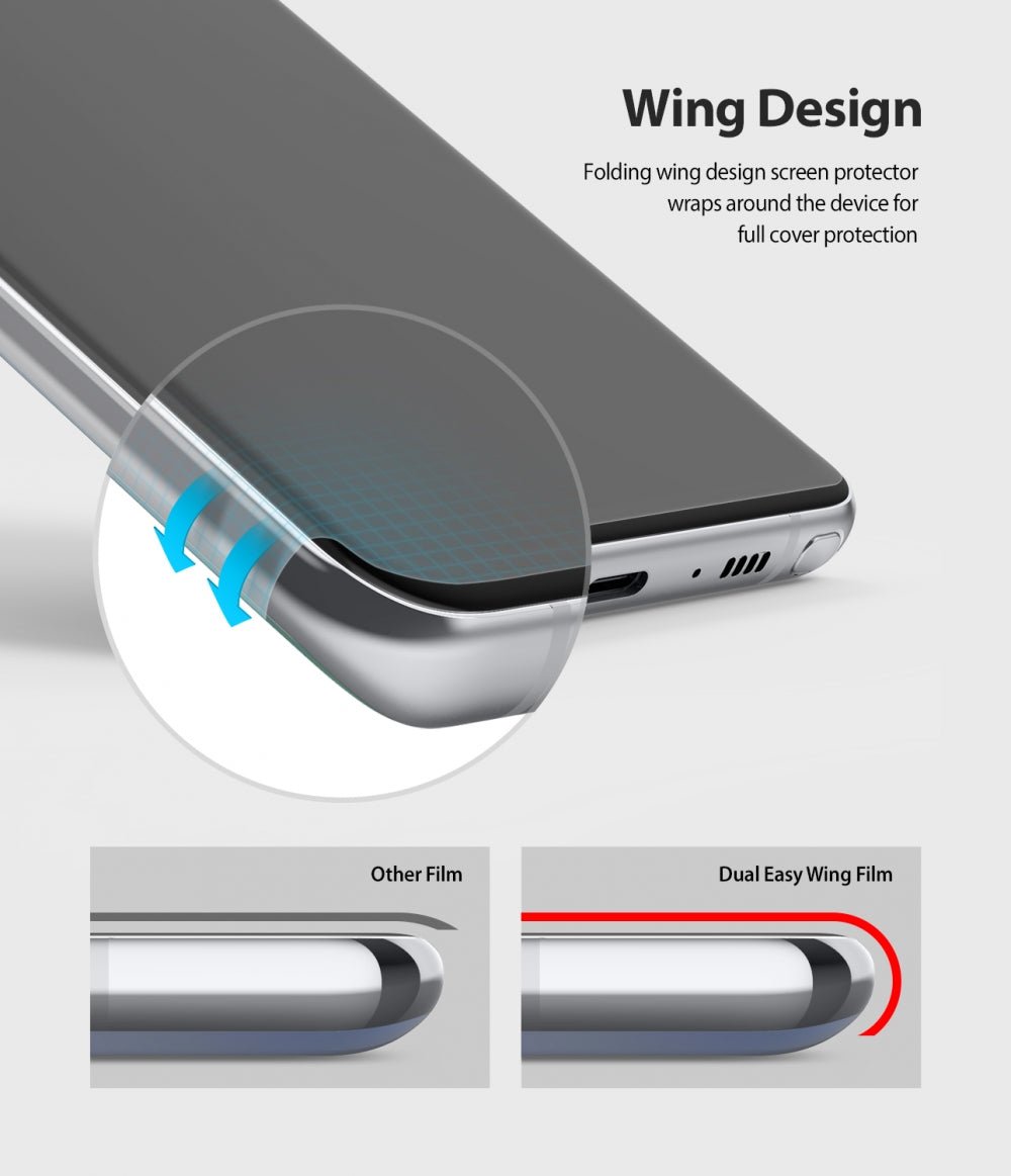 Mica de goma Dual Easy Wing Galaxy Note 10 Lite (Contiene 2 und) - Ringke - Protector de pantalla7 - 4 - 8 / MRDEWGN10LDastore
