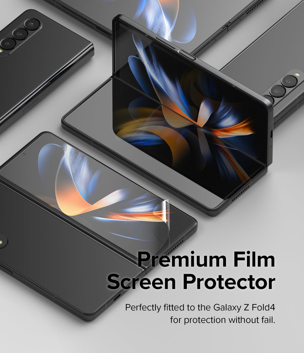 Mica de goma Galaxy Z Fold 4 (Exterior + Interior) - Ringke - Protector de pantalla7 - 4 - 2 / MRIDFCSPGZFOLD4Dastore