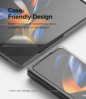 Mica de goma Galaxy Z Fold 4 (Exterior + Interior) - Ringke - Protector de pantalla7 - 4 - 2 / MRIDFCSPGZFOLD4Dastore