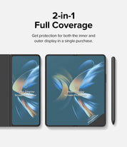Mica de goma Galaxy Z Fold 4 (Exterior + Interior) - Ringke - Protector de pantalla7 - 4 - 2 / MRIDFCSPGZFOLD4Dastore