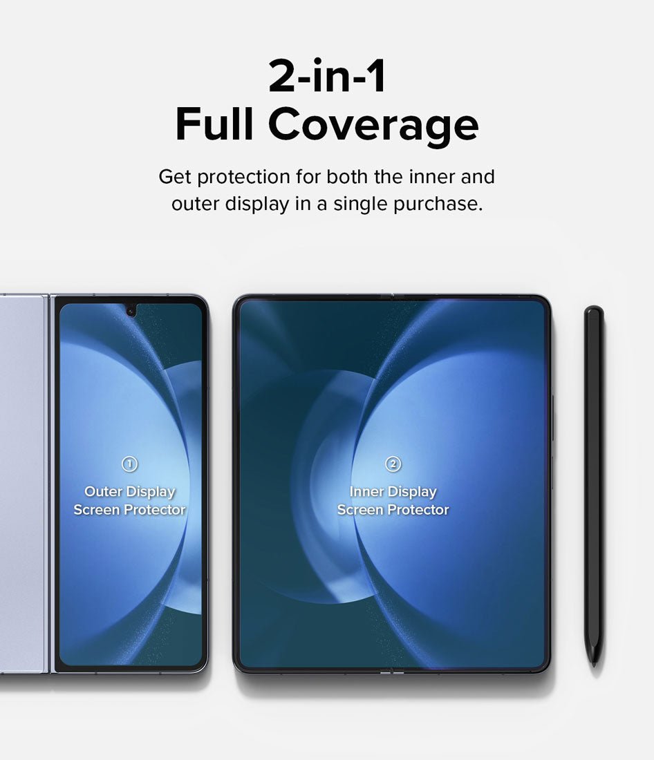 Mica de goma Galaxy Z Fold 5 (Exterior + Interior) - Ringke - Protector de pantalla7 - 4 - 4 / MRIDFCSPGZFOLD5Dastore