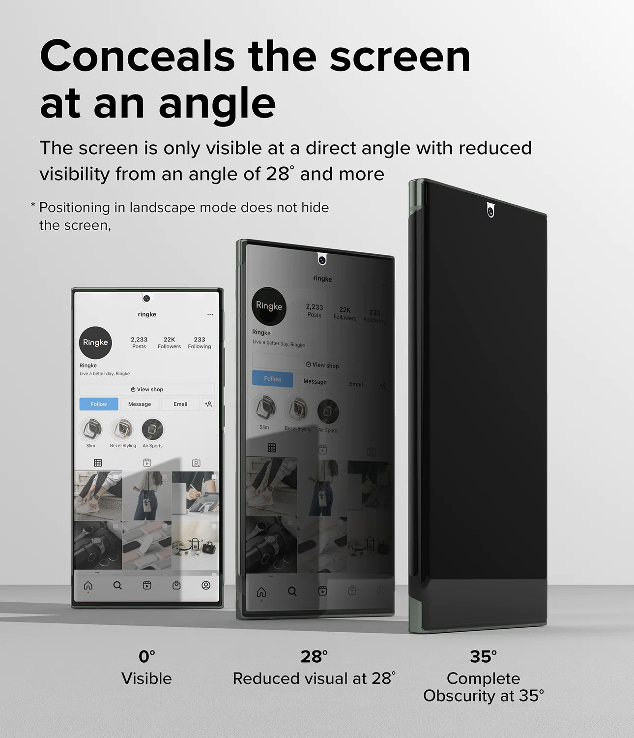 Mica de goma Ringke Anti Espía Dual Easy Galaxy S23 Ultra - Ringke - Protector de pantalla7 - 5 - 9 / GRDEAEGS23UDastore