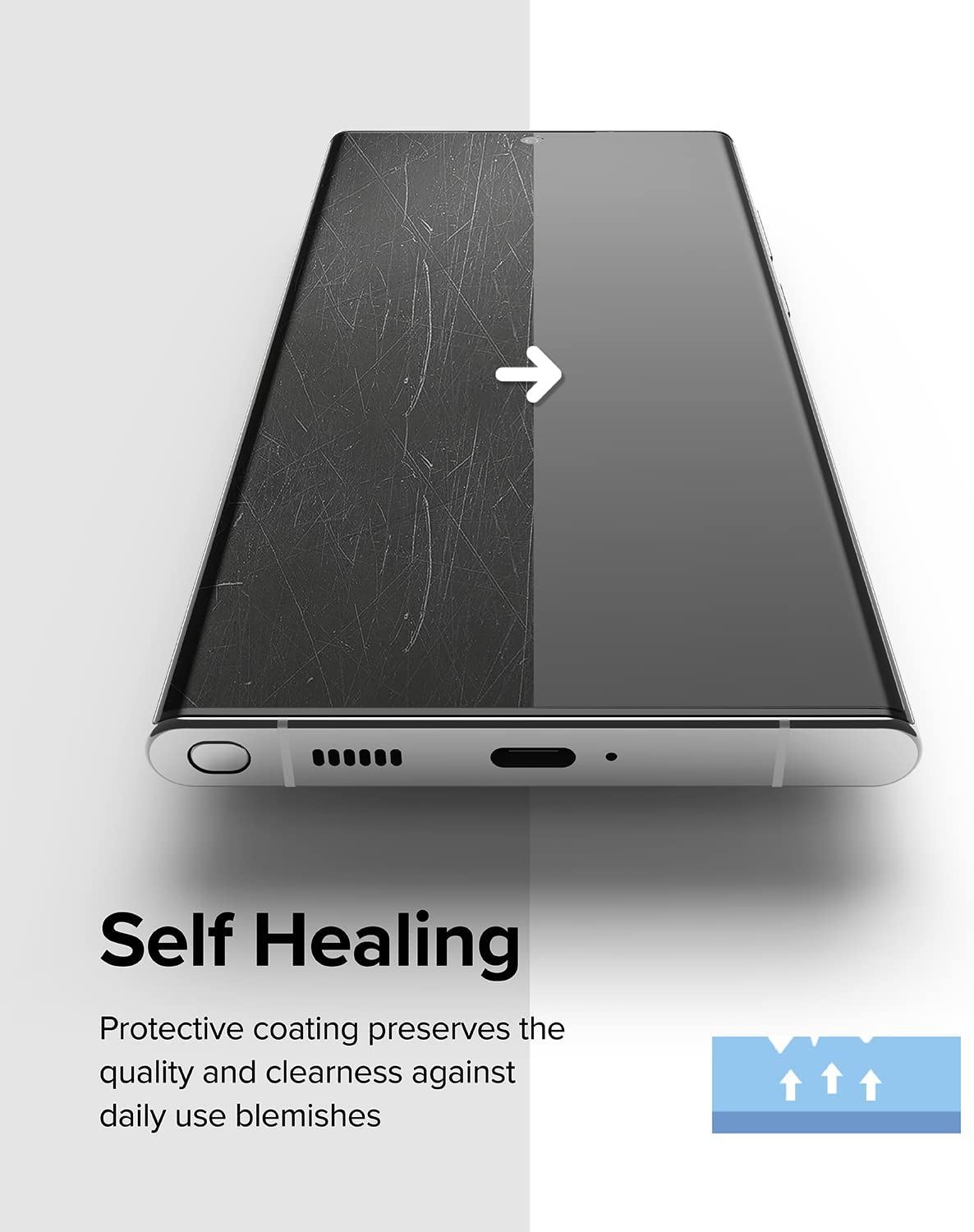 Mica de goma Ringke Dual easy film Galaxy S22 Ultra (Contiene 2 und) - Ringke - Protector de pantalla7 - 8 - 6 / GREFFGS22UDastore