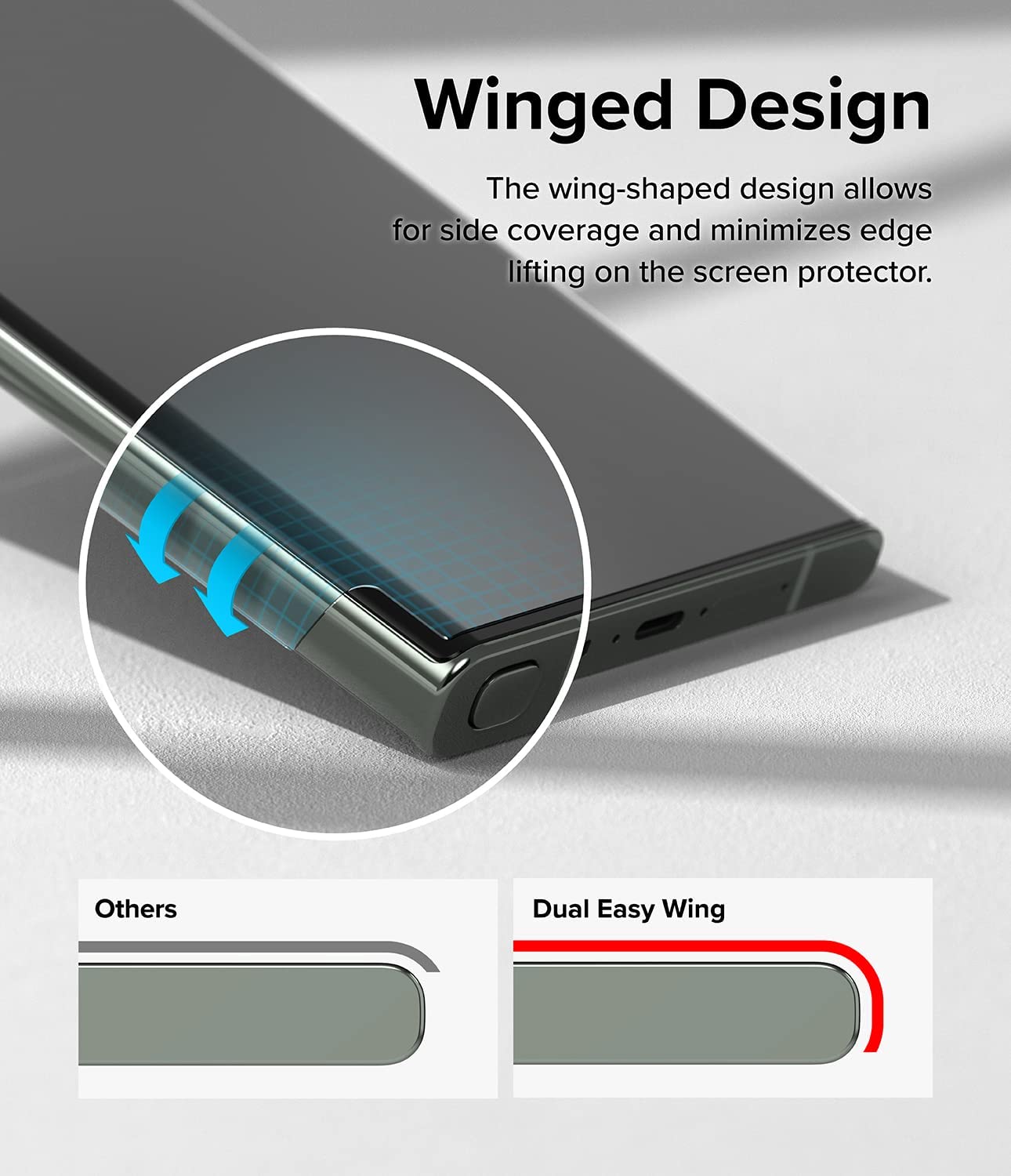 Mica de goma Ringke Dual Easy Wing Galaxy S23 Ultra (2 unidades) - Ringke - Protector de pantalla7 - 5 - 5 / GRDEWGS23UDastore