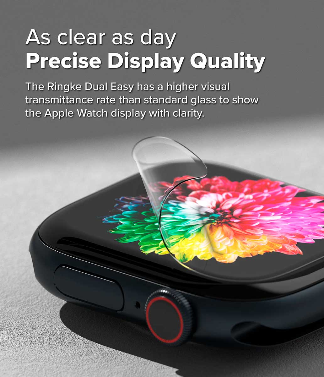 Mica Ringke Dual Easy Film Apple Watch 42mm Serie 10 (3 UND) - Ringke - Protector de pantalla6 - 2 - 3 / MRDEFAWS10 - 42MMDastore