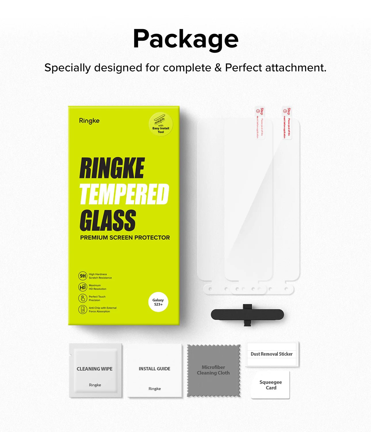 Mica Vidrio Ringke Galaxy S23 Plus (instalador) 2 und - Ringke - Protector de pantalla7 - 7 - 4 / GRGS23PDastore