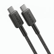Cargador Anker 322 Carga Rápida 60W Trenzado Nylon Tipo C a C (3 Metros)