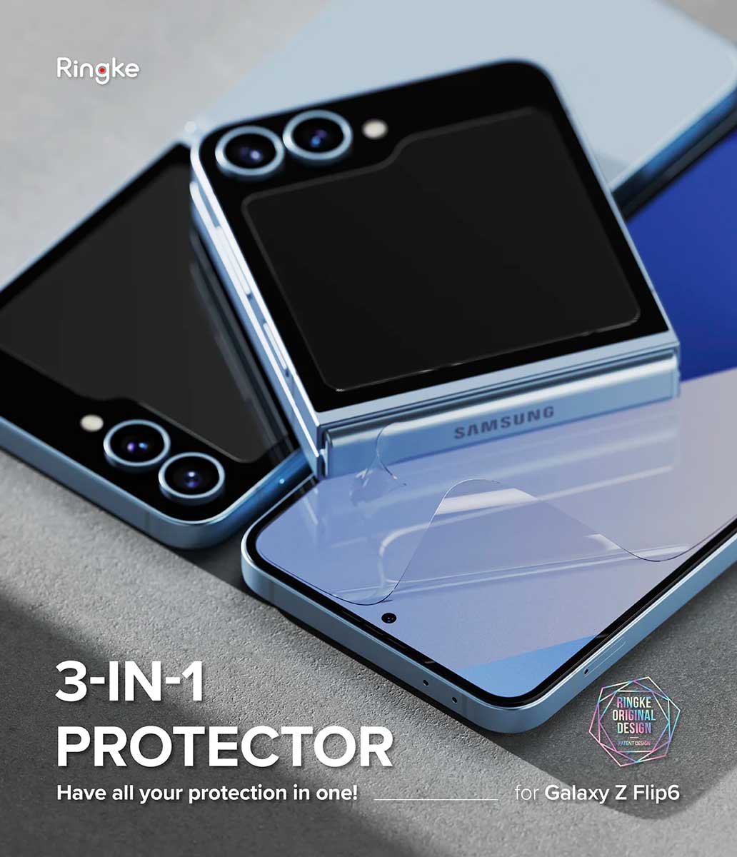 Pack Protector de pantalla Ringke 3 en 1 Galaxy Z Flip6 - Ringke - Protector de pantalla7 - 7 - 2 / PPPR31GZFLIP6Dastore