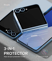 Pack Protector de pantalla Ringke 3 en 1 Galaxy Z Flip6 - Ringke - Protector de pantalla7 - 7 - 2 / PPPR31GZFLIP6Dastore