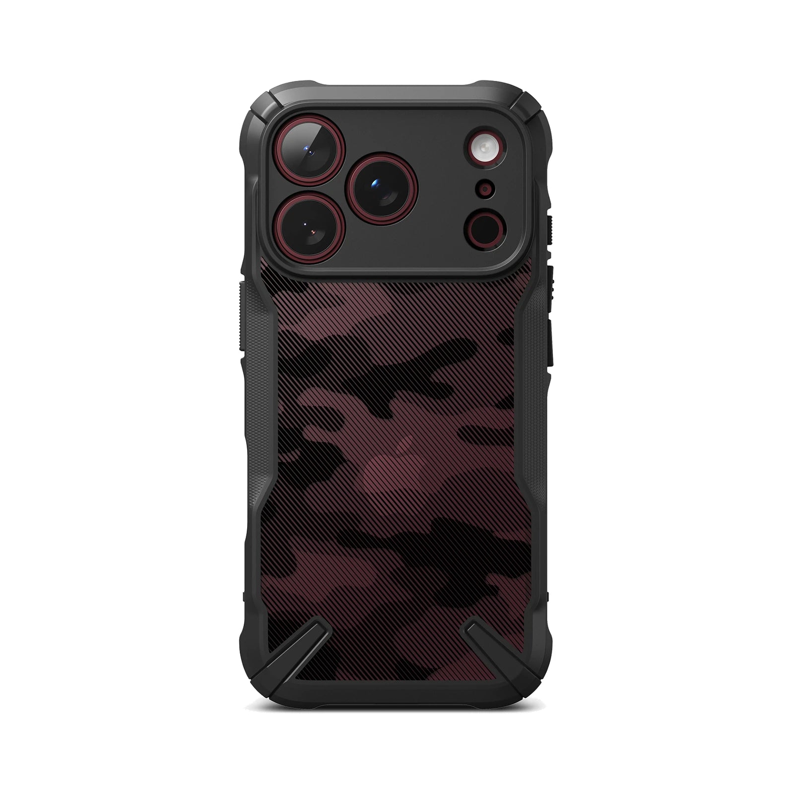 Case iPhone 18 Pro / 17 Pro Ringke Fusion-X Camo Black Antigolpes