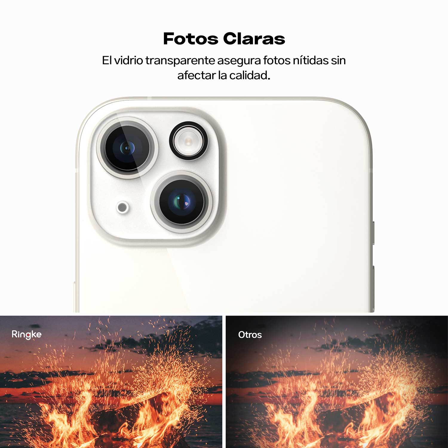 Protector de Cámara Ringke Full Cover Glass iPhone 15 / 15 Plus (2 und) - Ringke - Protector de cámara6 - 3 - 9 / PLRFCGIPH15PLDastore