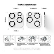 Protector de Cámara Ringke Full Cover Glass iPhone 15 Pro Max (2 und) - Ringke - Protector de cámara5 - 8 - 2 / PLRFCGIPH15PMDastore
