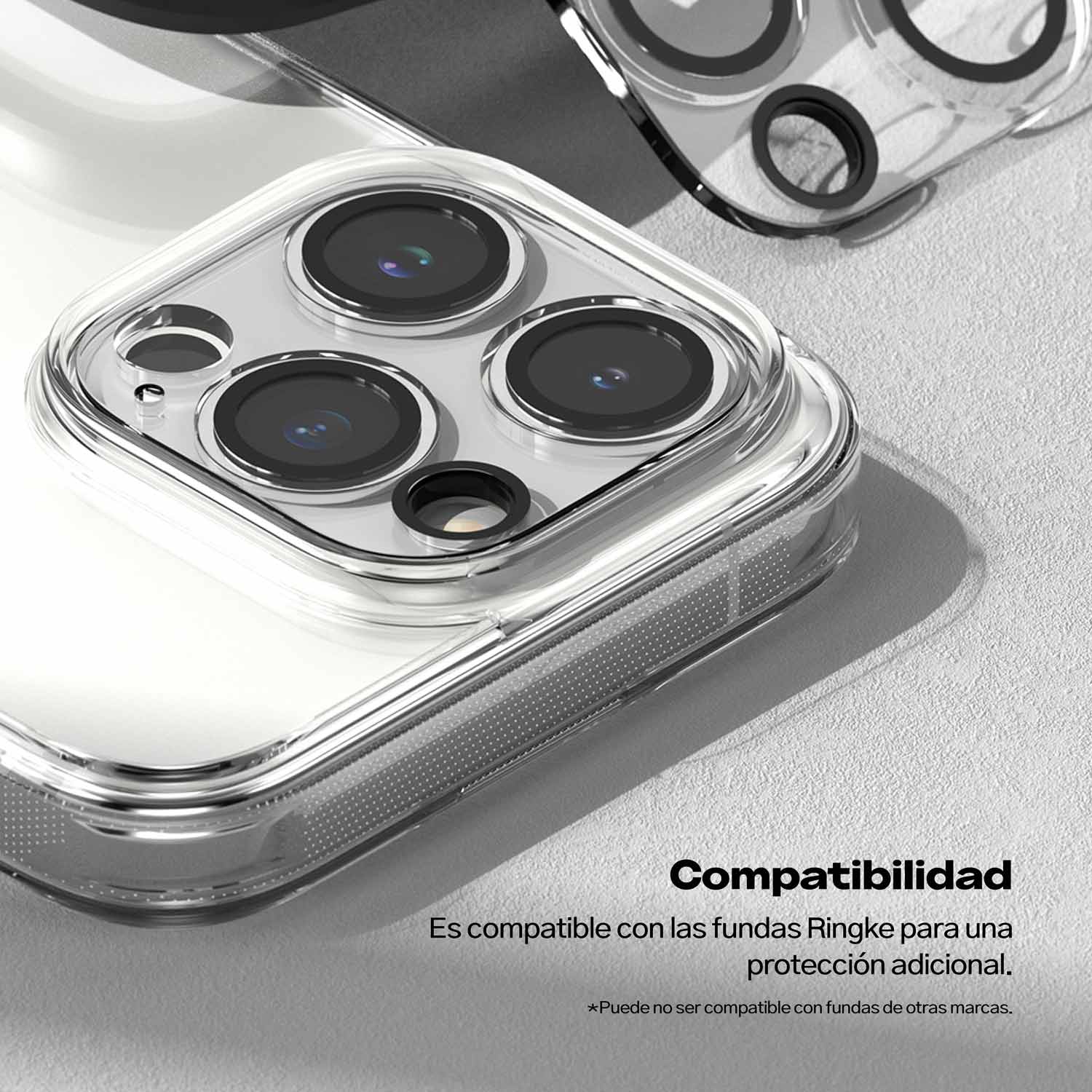 Protector de Cámara Ringke Full Cover Glass iPhone 15 Pro Max (2 und) - Ringke - Protector de cámara5 - 8 - 2 / PLRFCGIPH15PMDastore