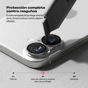 Protector de Cámara Ringke Full Cover Glass iPhone 16 Plus / iPhone 16 (2 und) - Ringke - Protector de cámara5 - 8 - 3 / PLRFCGIPH16Dastore