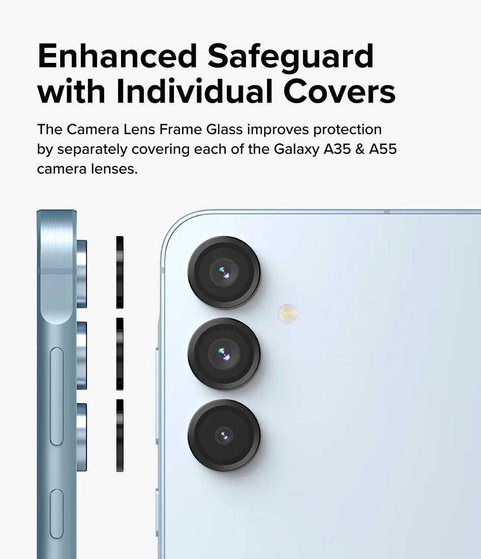 Protector de Cámara Ringke Lens Frame Galaxy A35 / Galaxy A55 (instalador) - Ringke - Protector de cámara6 - 3 - 7 / PCRLFGA35A55IDastore