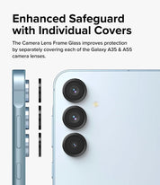 Protector de Cámara Ringke Lens Frame Galaxy A35 / Galaxy A55 (instalador) - Ringke - Protector de cámara6 - 3 - 7 / PCRLFGA35A55IDastore