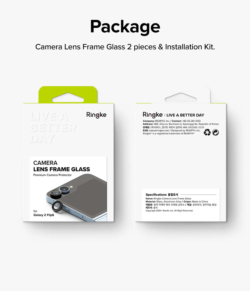 Protector de Cámara Ringke Lens Frame Galaxy Z Flip 6 (OUTLET) - Ringke - Protector de cámara/ PCRLFGZ6OUTDastore