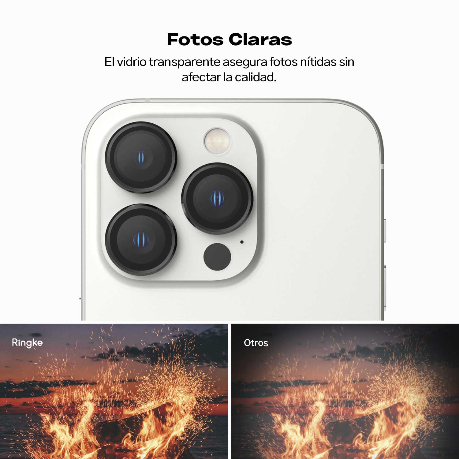Protector de Cámara Ringke Lens Frame iPhone 14 Pro / iPhone 14 Pro Max - Ringke - Protector de cámara6 - 1 - 1 / GRCLFIPH14PM - BDastore