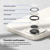 Protector de Cámara Ringke Lens Frame iPhone 15 / 15 Plus (instalador) - Ringke - Protector de cámara11 - 1 - 2 / PCRCLIPH15 - BCKDastore