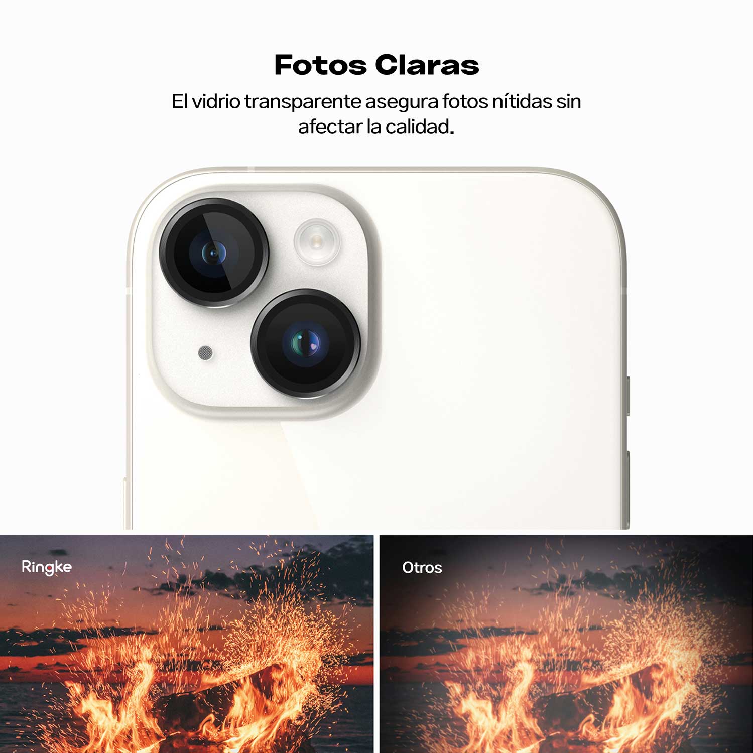 Protector de Cámara Ringke Lens Frame iPhone 15 / 15 Plus (instalador) - Ringke - Protector de cámara11 - 1 - 2 / PCRCLIPH15 - BCKDastore